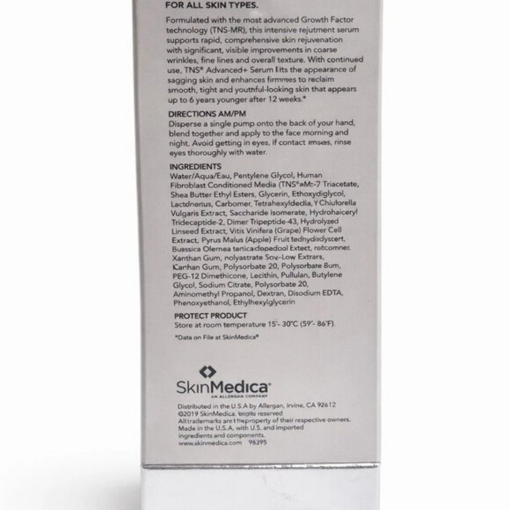 SkinMedica TNS Advanced Serum, 1 oz Exp 2027, New Sealed - Picture 5 of 5